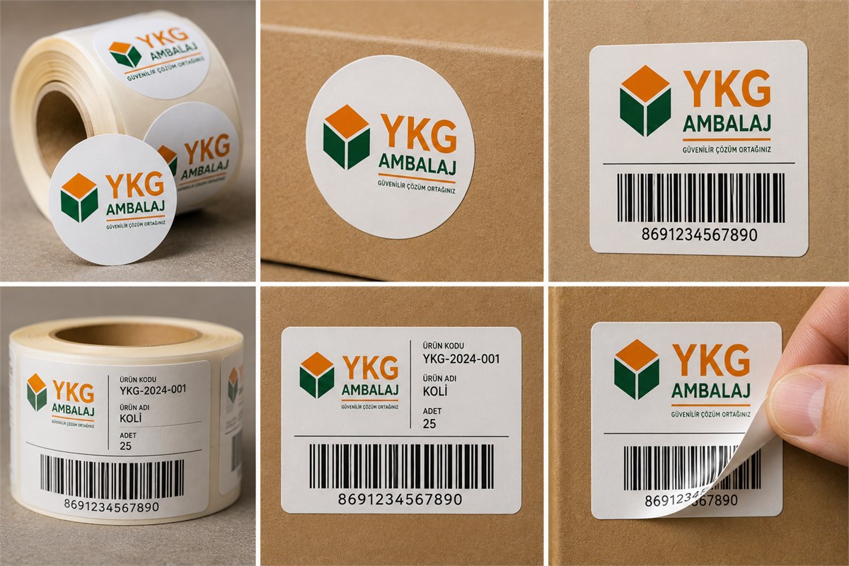 YKG Ambalaj etiket ürünleri